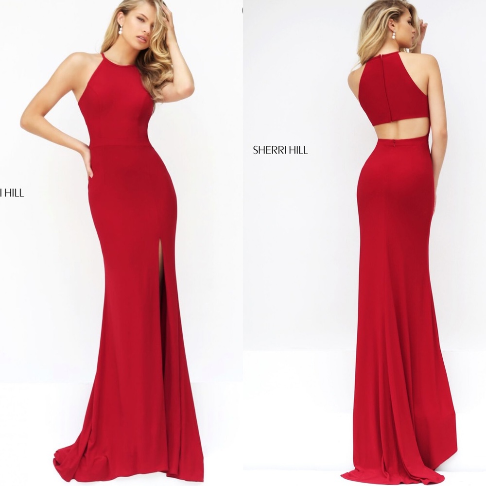 Sherri Hill Red Prom Dress | Size 2 STYLE #32340